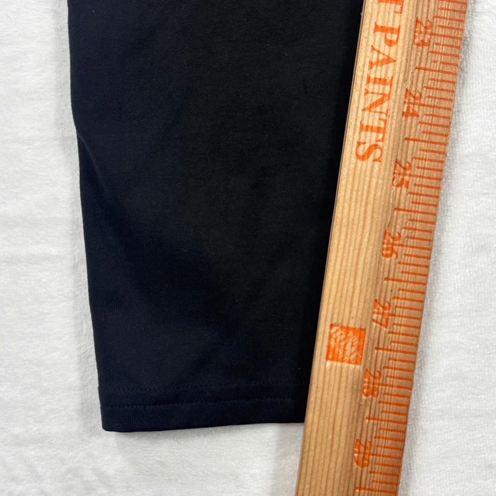 The North Face Mens Black Performance Running Leggings Tights Small Zip Pocket
